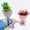 BONECO JOY ROSA E CINZA