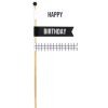 PLAQUINHA DECORATIVA HAPPY BIRTHDAY GRID