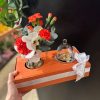 FLOWERS & ANEL FLOR FOLHEADO